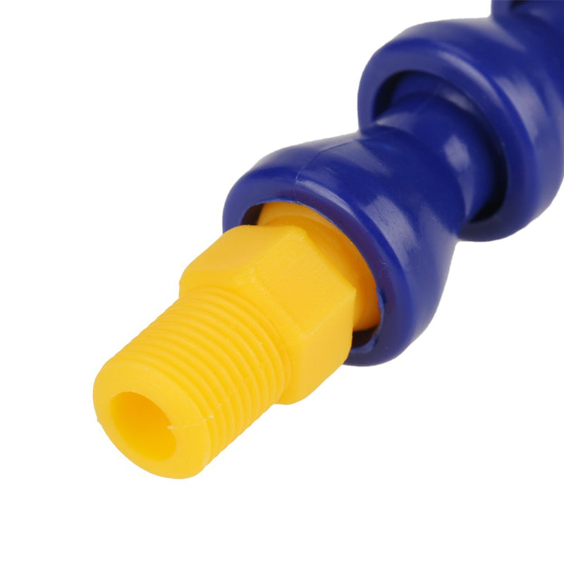  [AUSTRALIA] - 10pcs Universal Flexible Plastic Water Oil Adjustable Coolant Pipe 1/8BSPT Thread Hose for Lathe CNC Machine