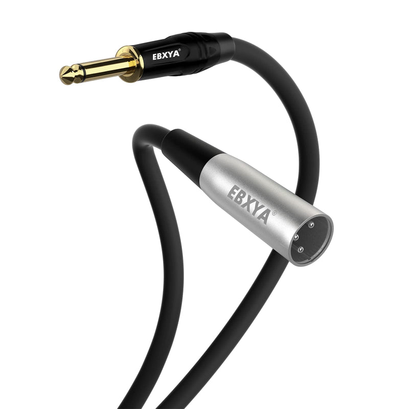  [AUSTRALIA] - EBXYA 1/4" TS to XLR Female Cable 6 Ft 2 Packs- Microphone to Guitar Mono Unbalanced Cable 2 Packs of TS to XLR Female 6 FT