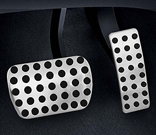  [AUSTRALIA] - Templehorse No Drill Fuel Brake Foot Pedals for Mercedes Benz A B CLA GLA ML GL R Class A200 W176 W245 W246 W251 W164 W166 X164 X166 C177 X157(AT Fuel Brake)