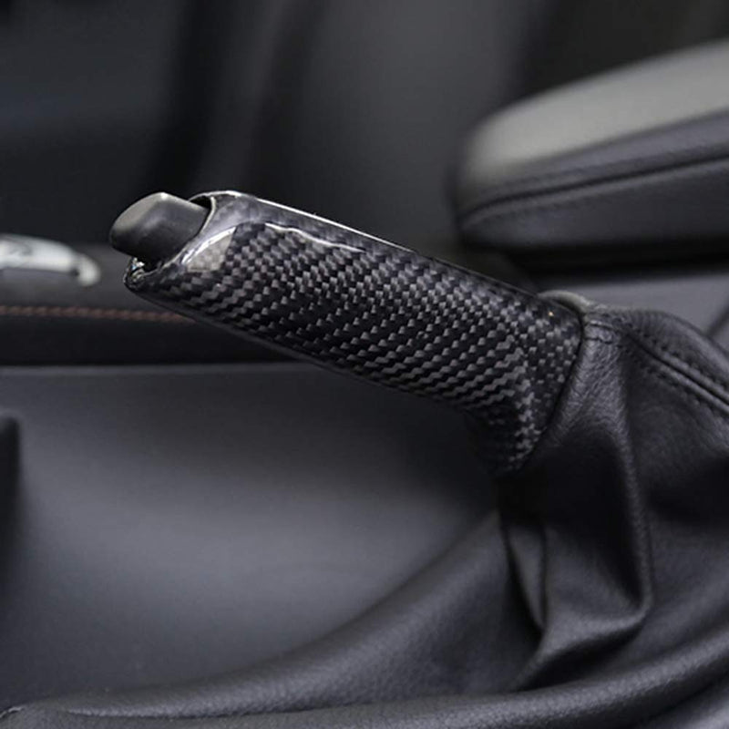 AIRSPEED Universal Carbon Fiber Car Handbrake Cover Grip Handle Lever for BMW 1 2 3 4 Series GT E46 E90 E92 E60 E39 F30 F10 F20 Accessories - LeoForward Australia