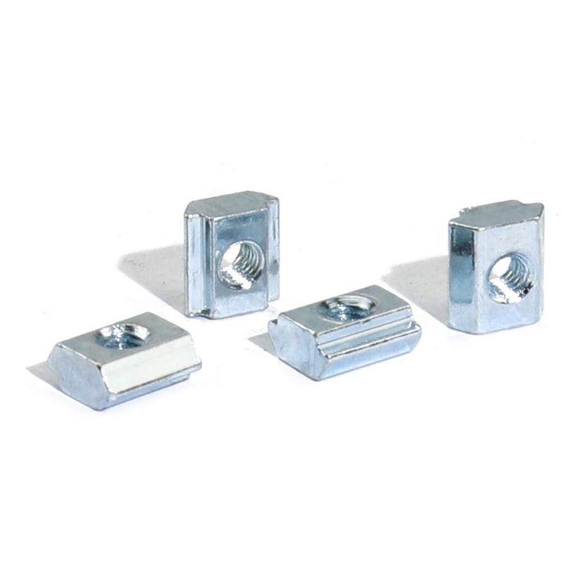  [AUSTRALIA] - Boeray 50pcs M5 Slide in T Nut Tee Sliding Nut Nut for Aluminum Extrusion with Profile 2020 Sereis Slot 6mm 20-M5 50pcs