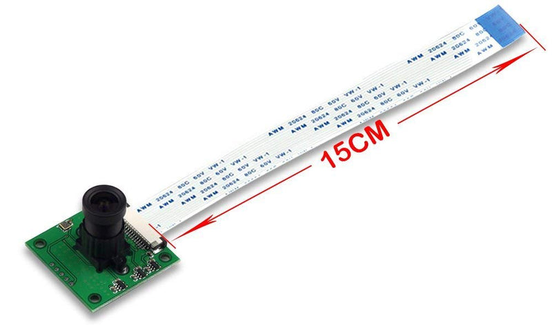  [AUSTRALIA] - Lens Board OV5647 Sensor for Raspberry Pi Camera, Arducam Adjustable and Interchangeable Lens M12 Module, Focus and Angle Enhancement for Raspberry Pi 4/3/3 B+