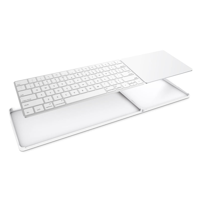  [AUSTRALIA] - Bestand Keyboard Stand for Apple Magic Trackpad 2 and Apple Wireless Keyboard - Trackpad and Keyboard NOT Included White