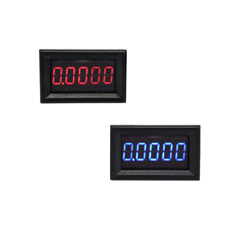  [AUSTRALIA] - Taidacent High-precision 5 Digit volt amp meter DC Ammeter display Digital Display mA Ammeter Digital Ammeter and Voltmeter (BLUE) Blue