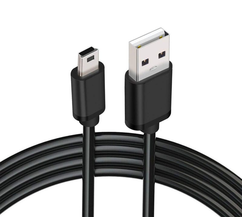  [AUSTRALIA] - MaxLLTo 6ft Extra Long Mini USB Cable for Sony Handycam DCR-HC20 / DCR-HC20E / DCR-HC21 / DCR-HC26 / DCR-HC30 / DCR-HC30E,USB 2.0 A to Mini B Charging Cord Wire