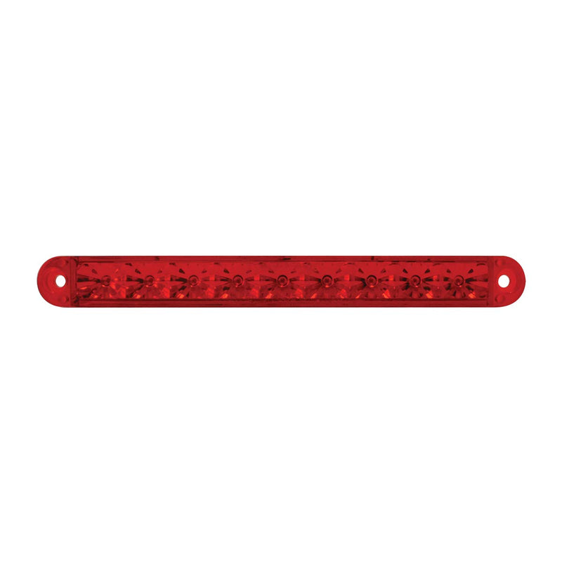  [AUSTRALIA] - GG Grand General 76142 Red/Red Light Bar (6-1/2" Flush Mount 9 LED, 3 Wires) Light Only