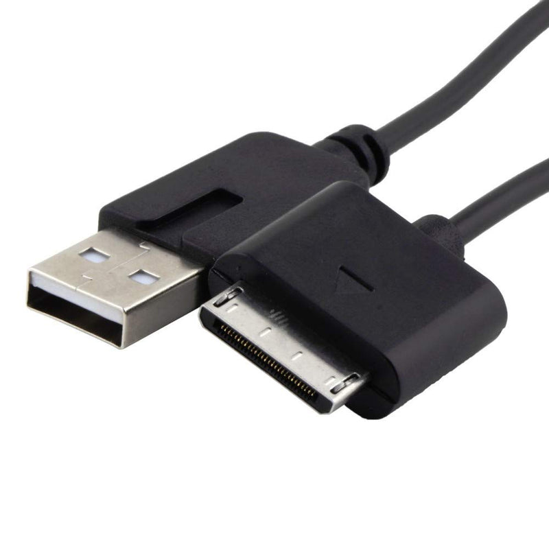  [AUSTRALIA] - 3ft Data and Power Cable for PSP Go, Cotchear 1 metre Black 2 in 1 USB 2.0 Data Sync Transfer and Power Charger Cable Cord for Sony PSP Go