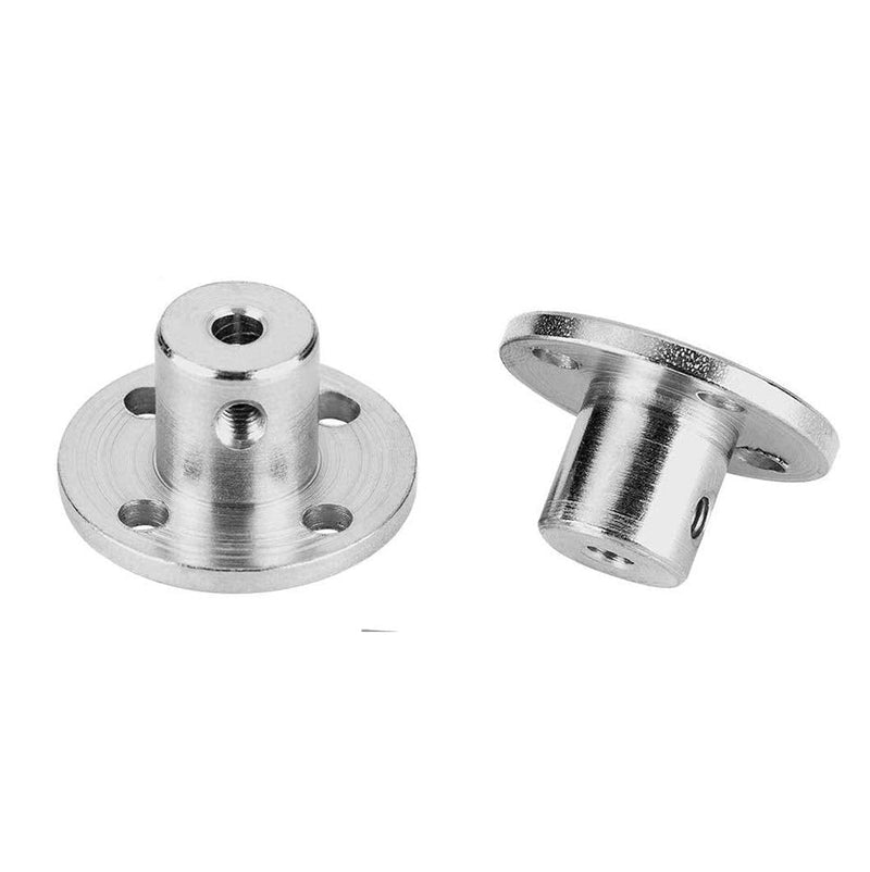  [AUSTRALIA] - 4Pcs 3mm Flange Coupling Connector, Rigid Guide Model Coupler Accessory, Shaft Axis Fittings for DIY RC Model Motors
