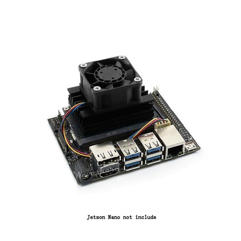  [AUSTRALIA] - Dedicated Cooling Fan for NVIDIA Jetson Nano Developer Kit PWM Speed Adjustment Stong Cooling Air 4PIN Reverse-Proof Connector 5V 40mm×40mm×20mm Fan-4020-PWM-5V for Jetson Nano