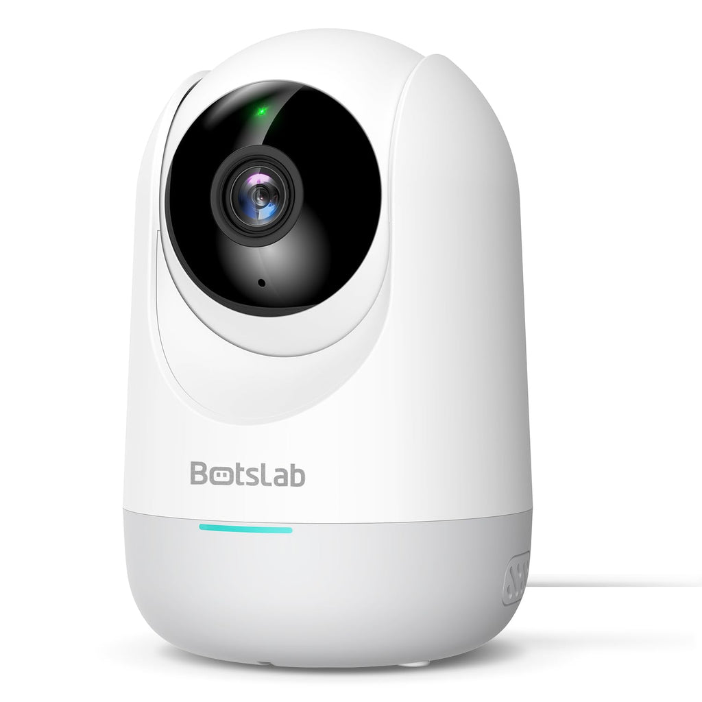  [AUSTRALIA] - Botslab Smart Pan Tilt Camera, 2K WiFi Indoor Home Security Dome Camera with Human and Motion Detection, Night Vision Baby Monitor, Compatible with Alexa C211
