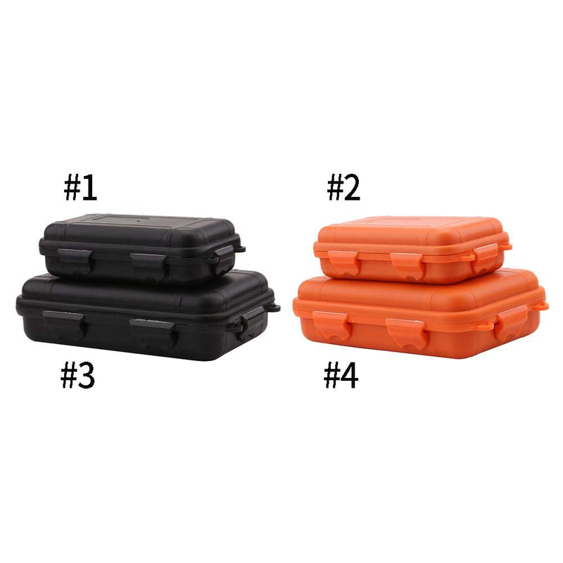  [AUSTRALIA] - VGEBY1 Outdoor Shockproof Box, Waterproof Plastic Dry Storage Box for Small Tools Carrying Black Large