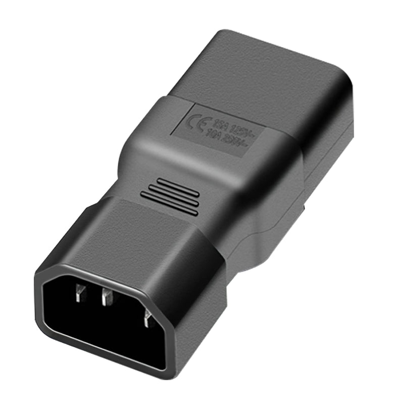  [AUSTRALIA] - Dracaena PDU UPS Power IEC Male C14 to Female C19 Adapter IEC Connector New (2 pcs/Pack)