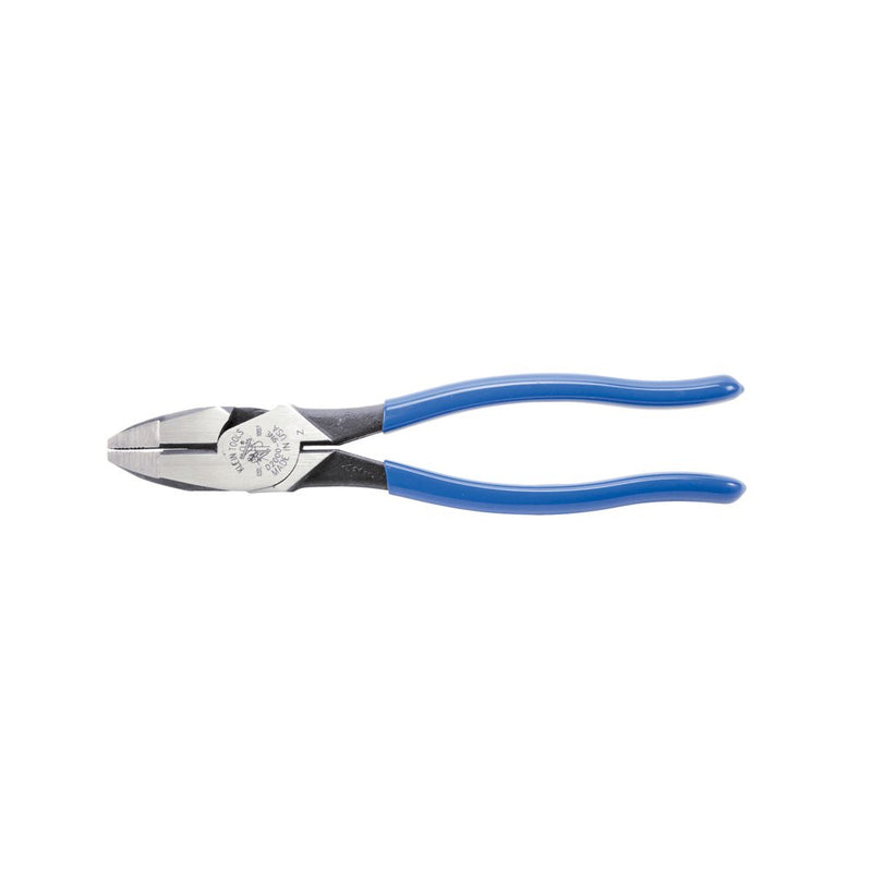  [AUSTRALIA] - Klein Tools D2000-9NE Side Cutter Linemans Pliers Cut ACSR, Screws, Nails, Hard Wire, 9-Inch Electrical Pliers,Blue HD Cutting