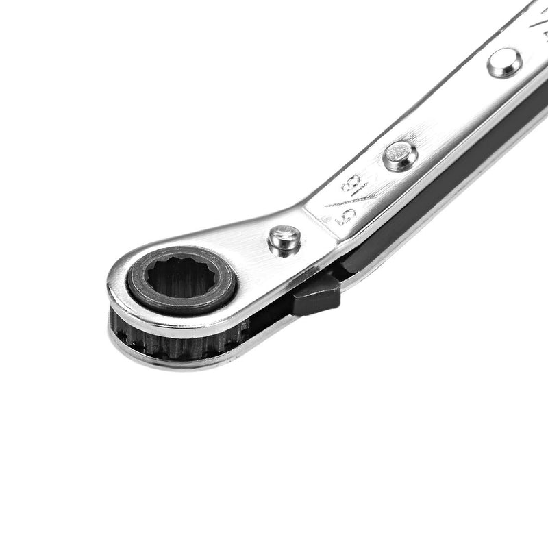  [AUSTRALIA] - uxcell Reversible Ratcheting Wrench, 1/4-inch x 5/16-inch Double Box End, Cr-V