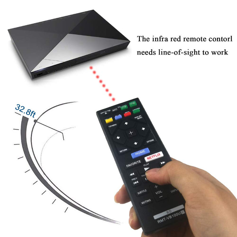 New RMT-VB100U RMT-VB201U Blu-Ray Player Remote Compatible with Sony Player BDP-BX150 BDP-BX350 BDP-BX550 BDP-BX650 BDP-S1500 BDP-S2500 BDP-S2900 BDP-S3500 BDP-S4500 BDP-S5500 BDP-S6500 BDP-S3700 - LeoForward Australia