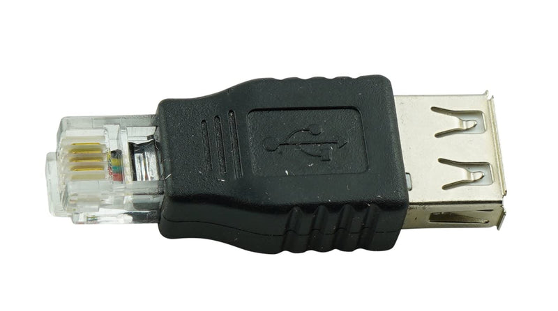  [AUSTRALIA] - USB-A Female to RJ11 6P4C Male Cable or Connector Adapter Ethernet Network Converter Adapter Phone Cable Coupler (NOT for RJ9)