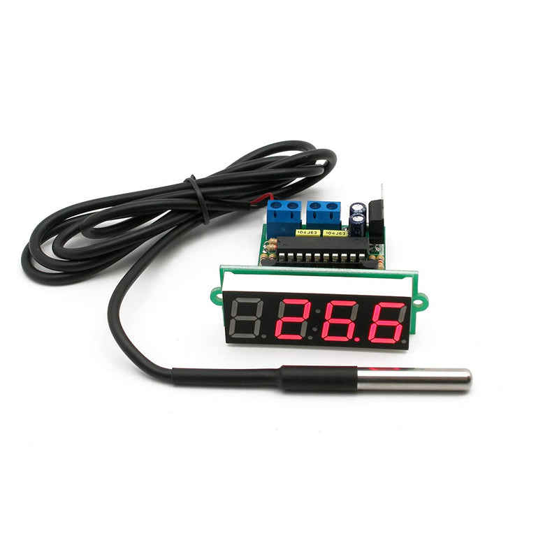  [AUSTRALIA] - AVT3122 KIT DIY - LED Thermometer with Red Display, Temperature Display, DIY, LED, Electronics Construction Kit, Soldering, Training, Learning, Project for Beginners