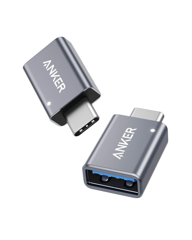  [AUSTRALIA] - Anker USB C Adapter (2 Pack), USB C to USB, High-Speed Data Transfer, USB-C to USB 3.0 Female Adapter for MacBook Pro 2020, iPad Pro 2020, Samsung Notebook 9, Dell XPS and More Type C Devices