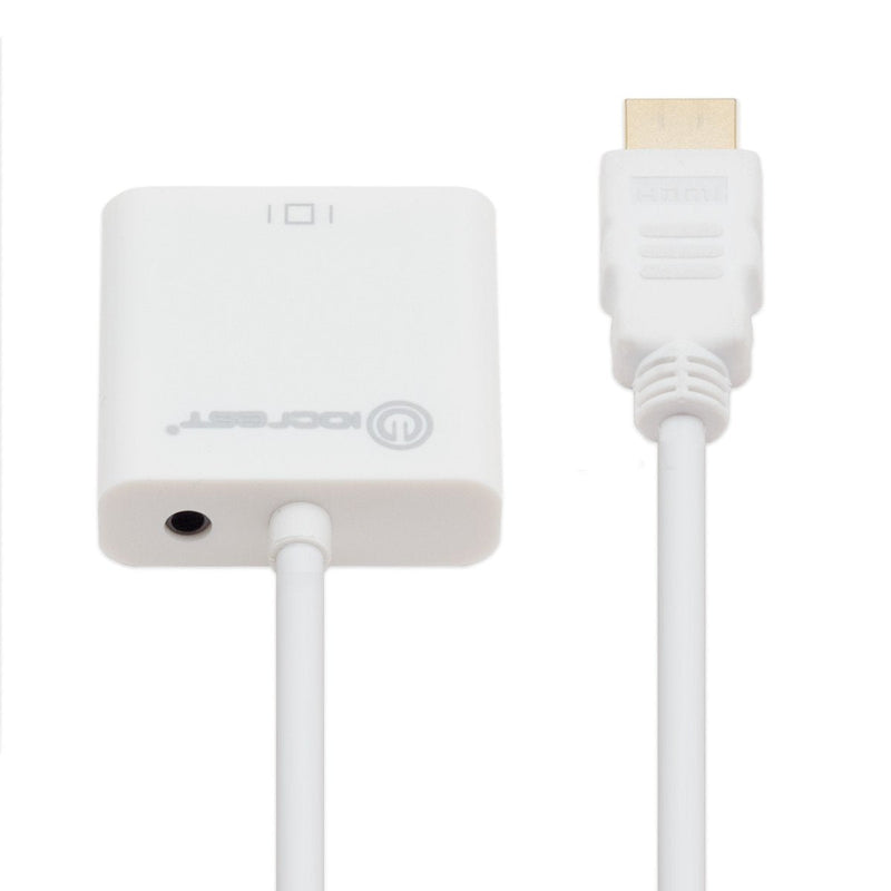  [AUSTRALIA] - IO Crest Active HDMI to VGA Adapter with Audio Support Via 3.5mm Jack (SY-ADA31044)