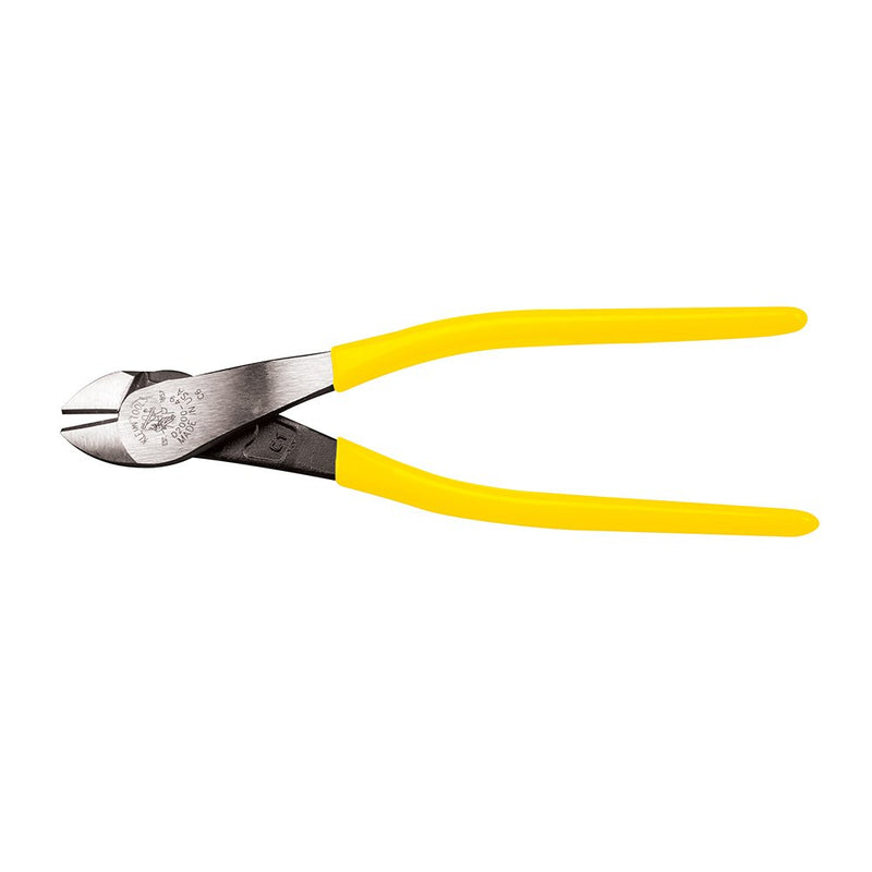  [AUSTRALIA] - Klein Tools D2000-49 Angled Head Diagonal Cutters with High-Leverage Design, Hot-Riveted Joint, Short Jaws and Dual Material Grips