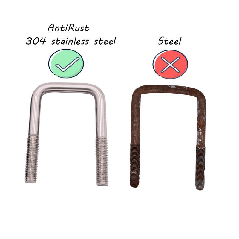  [AUSTRALIA] - Gekers 304 Stainless Steel Hitch Tightener Anti-Rattle Stabilizer for 2 Inch and 1.25 Inch Hitches Stop Wobble Receiver Stabilizer