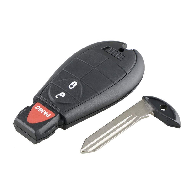  [AUSTRALIA] - WFMJ for Dodge Ram 1500 2500 3500 4500 Jeep Cherokee GQ4-53T Keyless Entry Remote Smart 3 Buttons Key Case Fob