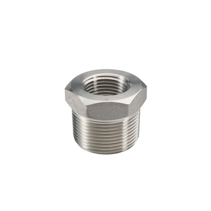  [AUSTRALIA] - Beduan Stainless Steel Reducer Hex Bushing, 1" Male NPT to 3/4" Female NPT, Reducing Cast Pipe Adapter Fitting 1" x 3/4" Pack of 1