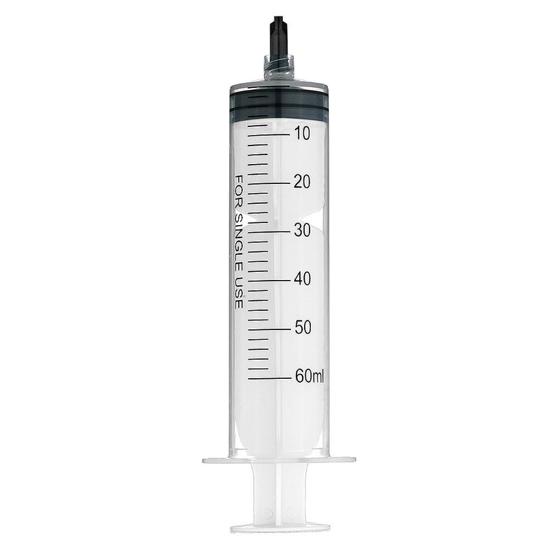 12 Pack 60ml Syringes with 16Gx1.0'' Blunt Tip Fill Needles and Storage Caps(Luer Lock)-Dozen Pack - LeoForward Australia