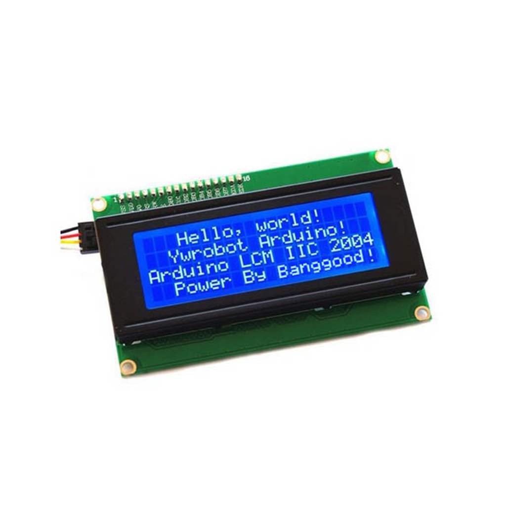  [AUSTRALIA] - DAOKI® IIC/I2C/TWI 2004 LCD Blue White Backlight LCD Module Shield 20X4 Character LCD Module for Arduino UNO MEGA R3