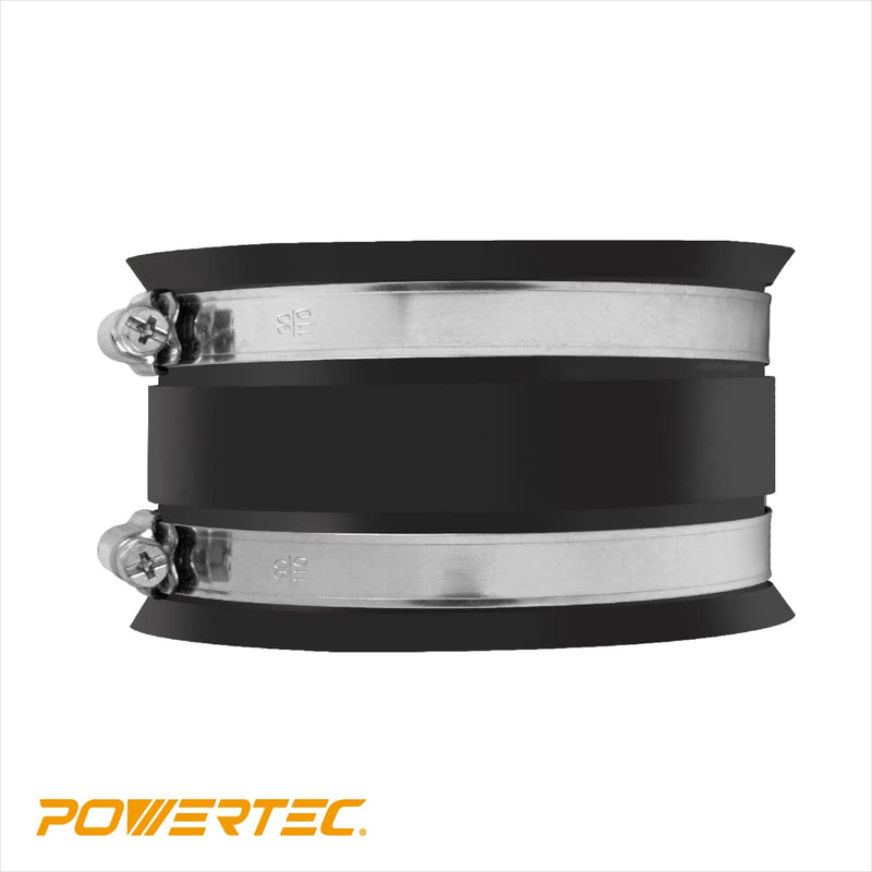  [AUSTRALIA] - POWERTEC 70149 Dust Control Flex Cuff with Steel Clamps, 4-Inch