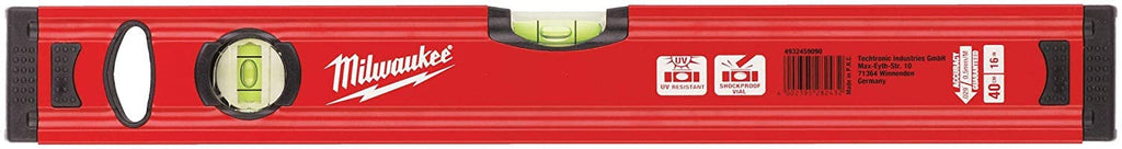  [AUSTRALIA] - Milwaukee 4932459090 Redstick Slim Level, 40 cm, Red/Black Single Bed