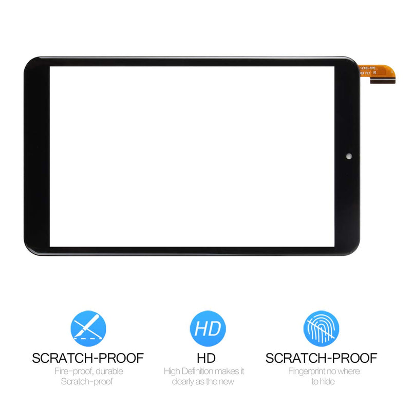for ONN surf 8" Tablet Gen 2 100011885 2APUQW829 Touch Screen Digitizer - LeoForward Australia