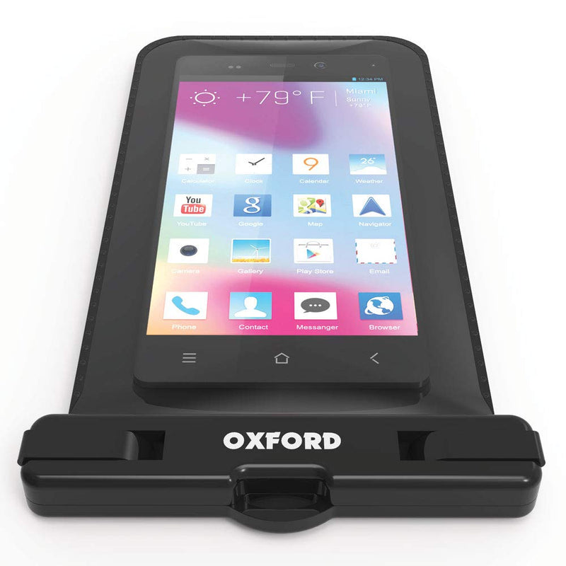  [AUSTRALIA] - Oxford - Aqua Dryphone Universal Weatherproof Phone Mount, Black (OX190)