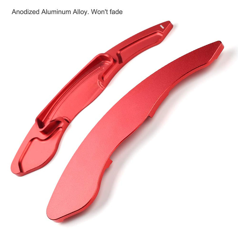  [AUSTRALIA] - Thenice for 10th Gen Civic Honda Accord CR-V 2017 2018 2019 2020 Aluminium Alloy Shift Paddle Steering Wheel Shifter Paddlers Extension - Red