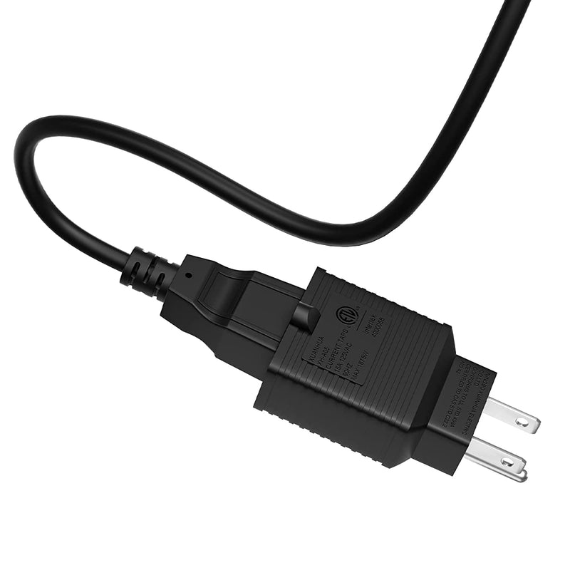  [AUSTRALIA] - 2-Pack NEMA 15A to 20A Plug Adapter, 15A Household Plug to 20A T-Blade AC Work Power Plug, 125 Volt, NEMA 5-15P to 5-15R / 5-20R Electrical Plug Black