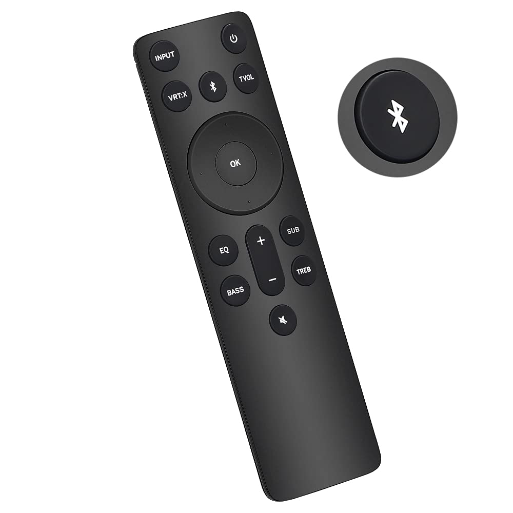  [AUSTRALIA] - Semote Remote Controller fit for Vizio 2.1 5.1 Home Theater Sound Bar and Vizio Channel Soundbar System, for Vizio M V P Series Home Audio Sound System with Subwoofer