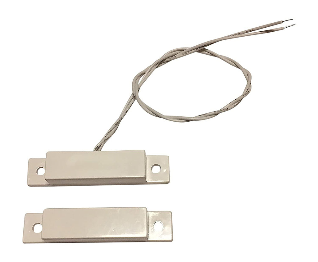  [AUSTRALIA] - Panopticon Tech 3 pcs Wired White Door Contacts Surface Mount NC Security Alarm Window Sensors.These ¾ inch Contact Position switches (DCS) Work with All Access Control and Burglar Systems