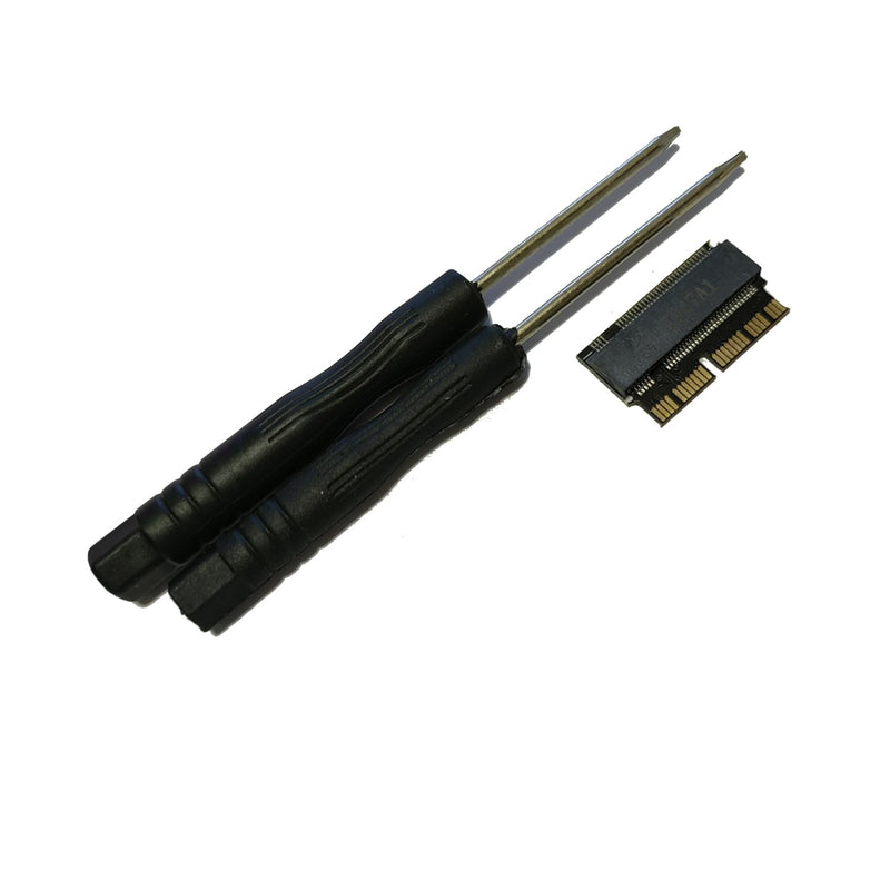  [AUSTRALIA] - Dogfish M.2 NVME PCIe 3.0 SSD Convert Adapter for MacBook Air Pro Retina Mid 2013 2014 2015 2016 2017, NVME/AHCI SSD Upgraded Kit for A1465 A1466 A1398 A1502