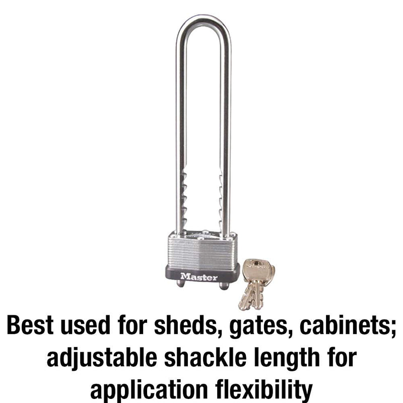  [AUSTRALIA] - Master Lock 517D Laminated Padlock with Long Shackle Standard