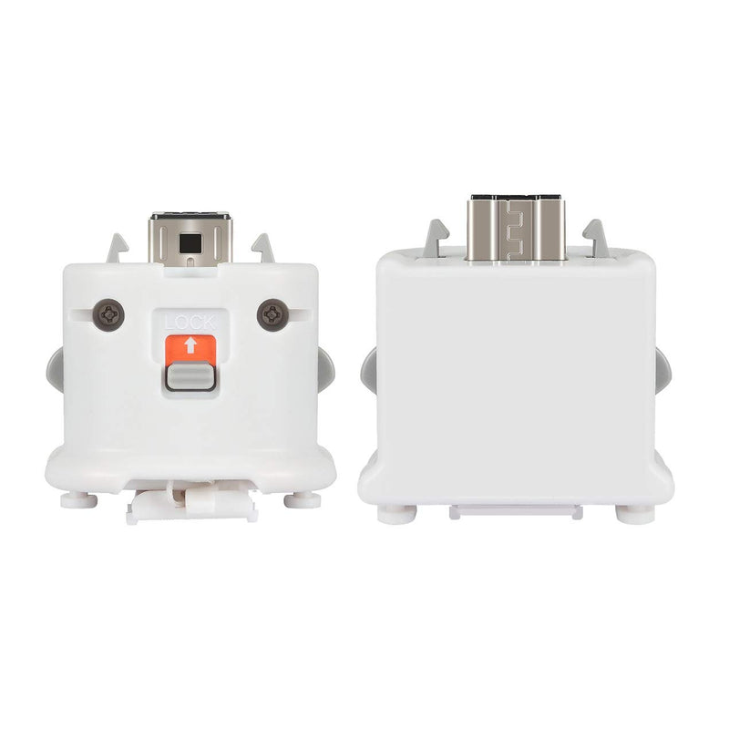 GIRIAITUS Wii Motion Plus Adapter-External Remote Motion Plus Sensor Controller -White,Set2 Pack - LeoForward Australia