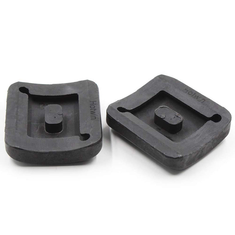  [AUSTRALIA] - Hotwin 2pcs Brake And Clutch Pedal Pad Kit 52002750 Compatible with Jeep Wrangler YJ TJ Cherokee XJ 16753.03