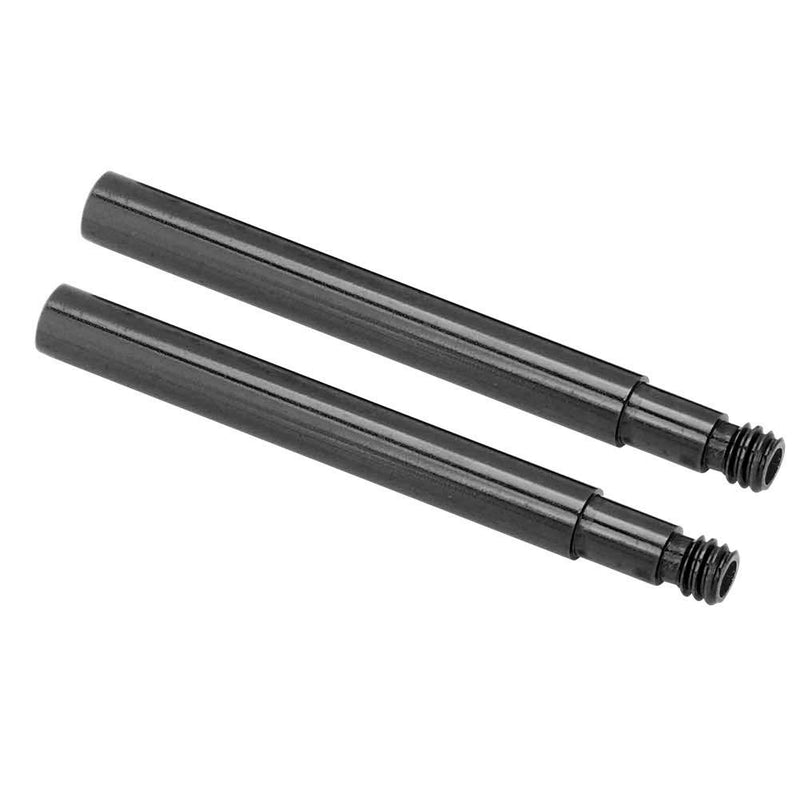 2Pcs Bike Valve Extender, Aluminum Alloy Bicycle Inner Tube Presta Valve Extender Tire Accessories Black - LeoForward Australia