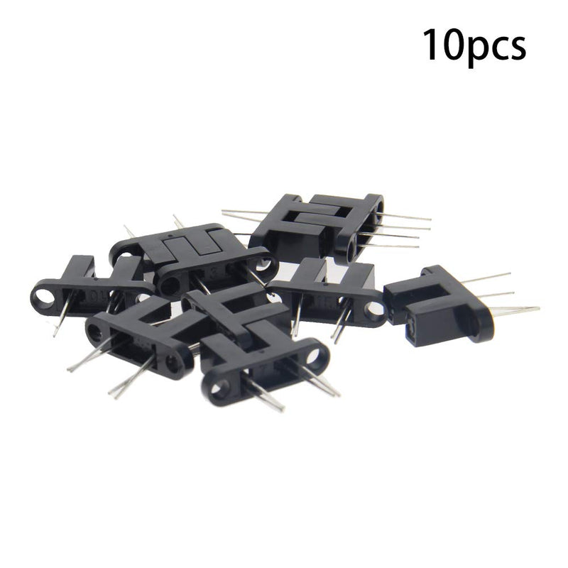  [AUSTRALIA] - Fielect 10Pcs HY860D Slot PCB Photo Interrupter Slotted Optical Sensor Switch for Object Detection and Automatic Counting