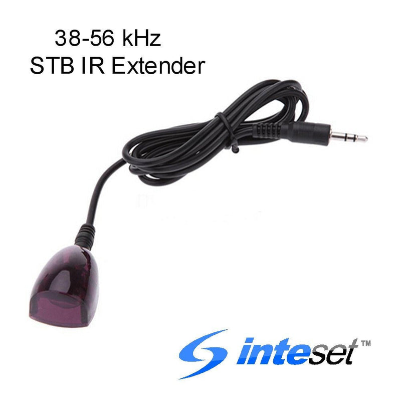  [AUSTRALIA] - Inteset 38-56 kHz Wideband Infrared (IR) Receiver Extender Cable for Cable Boxes, DVR's & STB's. Check Compatibility.