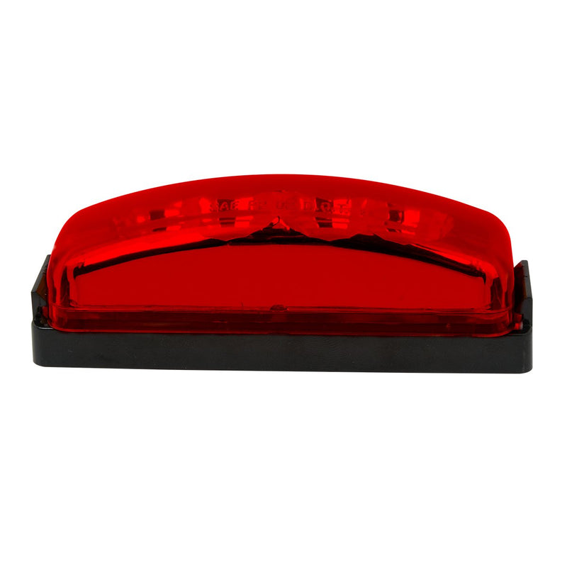  [AUSTRALIA] - GG Grand General 77852 Red/Red Rectangular Marker Clearance LED Light w/Black Rim