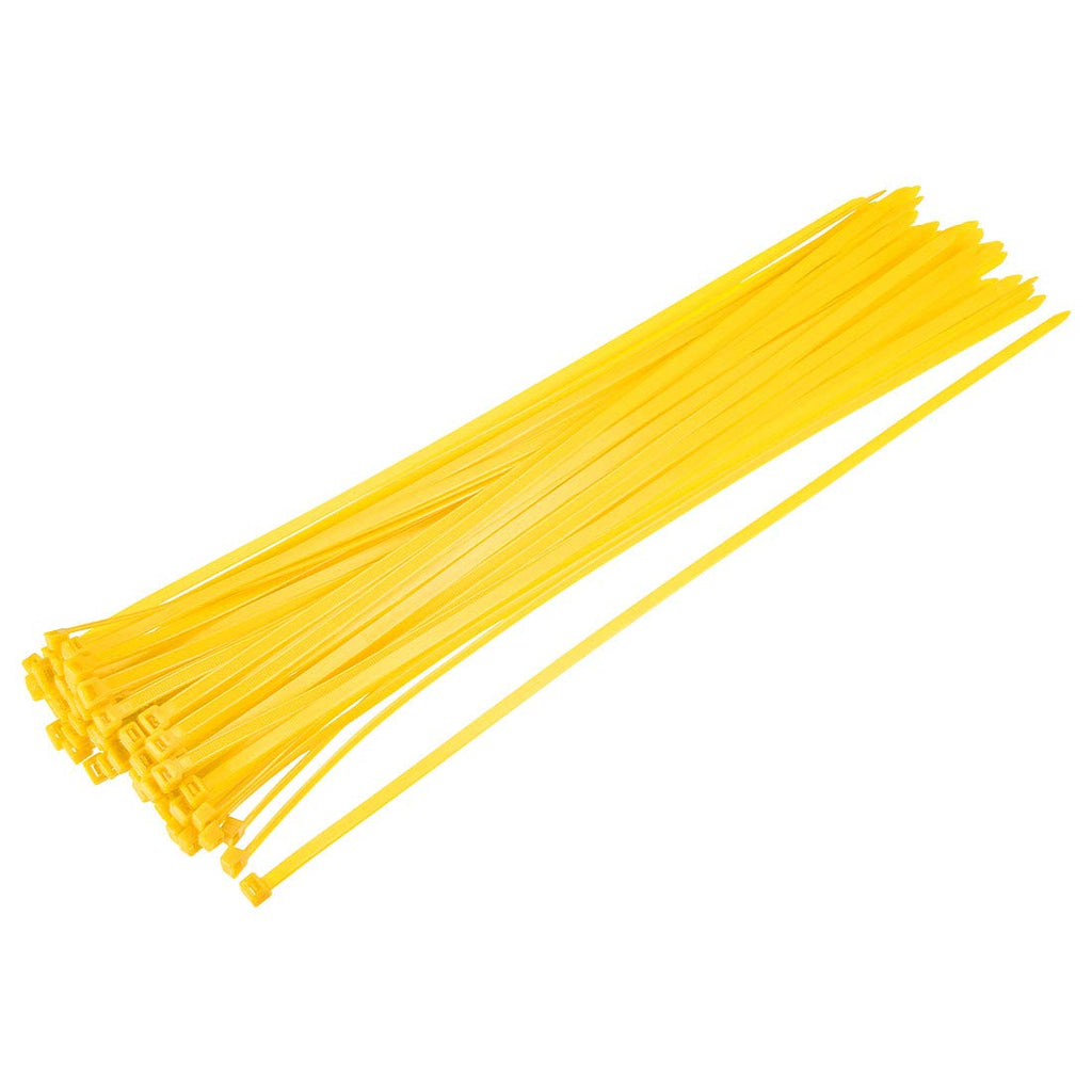  [AUSTRALIA] - uxcell 40pcs Cable Zip Ties 20 Inch x 0.2 Inch Self-Locking Nylon Tie Wraps Yellow