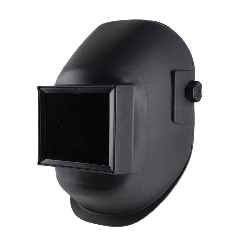  [AUSTRALIA] - Sellstrom Lightweight, Super Tuff Nylon Welding Helmet with 4-1/4" x 5-1/4" Sel-Snap Fixed Front, Tough Thermoplastic Resin, Silver Coated, S29911