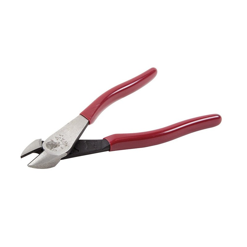  [AUSTRALIA] - Klein Tools D228-8 Diagonal Cutters, Linesman Pliers with Short Jaw and Beveled Cutting Edges, 8-Inch High Leverage Color Coded Wirecutters 8"