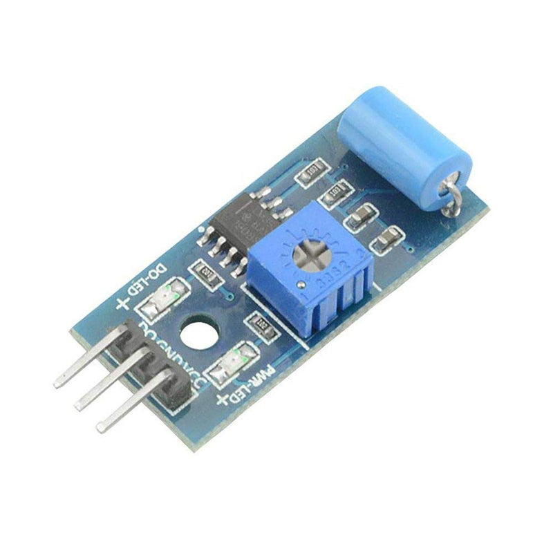  [AUSTRALIA] - DAOKI 5PACK Vibration Sensor Module SW-420 Motion Alarm Switch Detector Electronic DIY Kit for Arduino with Dupont Cable