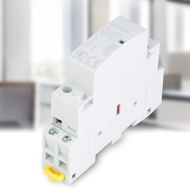  [AUSTRALIA] - 20A AC Contactor 24V 1NO 1NC 2P Household Contactor DIN Rail Mount 50Hz/60Hz